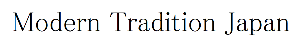 Modern Tradition Japan